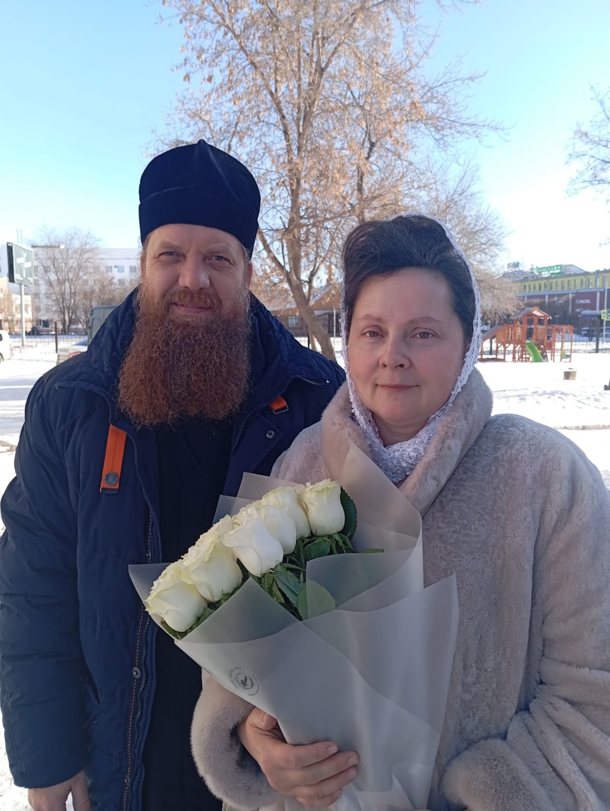 Дорогие наши отец Валерий и матушка Елена!